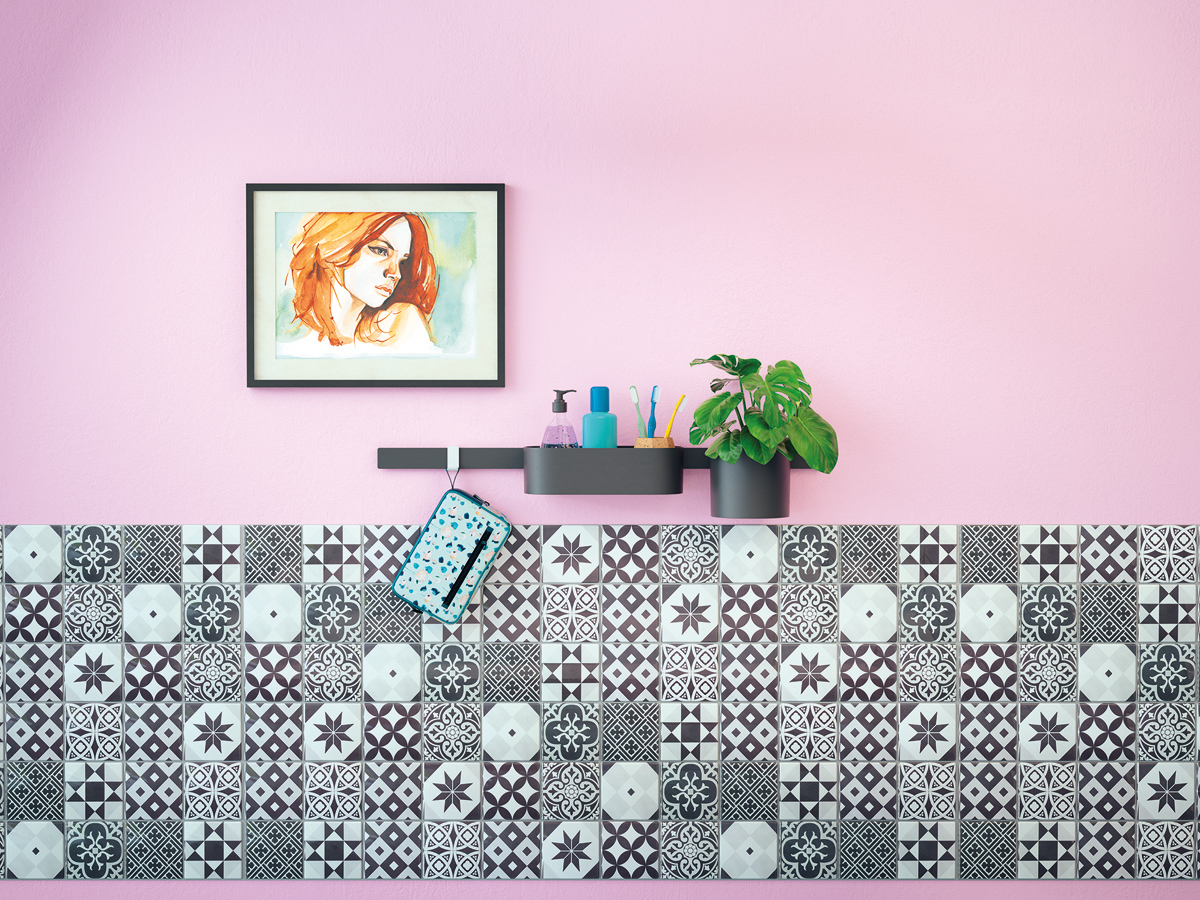 A system for tidying up the bathroom
