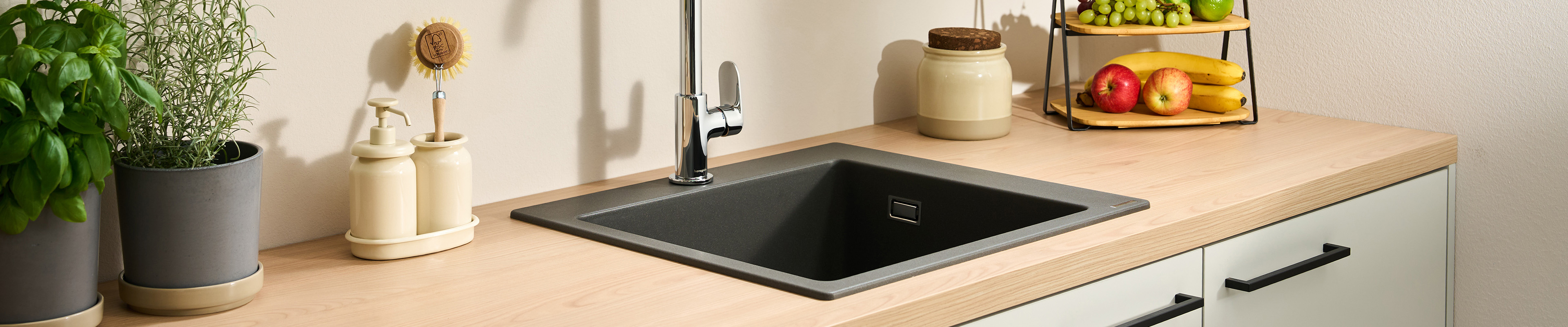 Kitchen sinks from hansgrohe: Perfect design, perfect functionality.