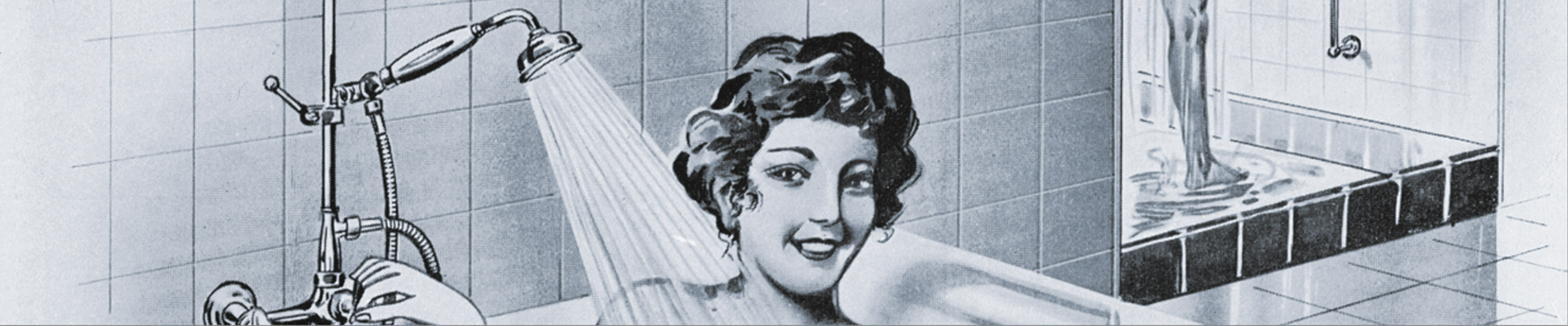 In 1953 Hans Grohe invented the Unica shower rail.